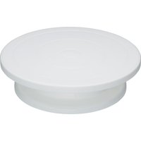 KitchenCraft Revolving Cake Decorating Turntable in White
