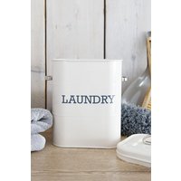 Living Nostalgia Antique Cream Laundry Tin