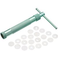Sugarcraft Icing Gun Metal Fondant Extruder 20 Discs