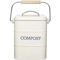 Living Nostalgia Antique Cream Compost Bin