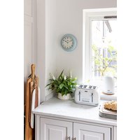Living Nostalgia Vintage Blue Wall Clock