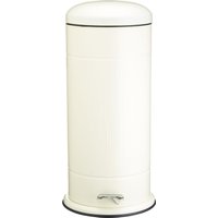 Living Nostalgia Antique Cream 30 Litre Pedal Bin