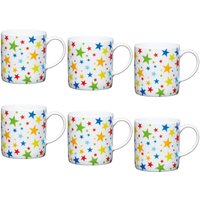 6 Piece Stars Espresso Cups Set