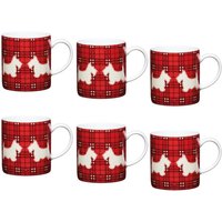 Set 6 Scottie Dog Espresso Cups
