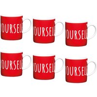 Set 6 Espresso Yourself Espresso Cups
