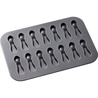 Non Stick 14 Hole Spoon Shaped Cookie & Biscuit Baking Tin 40 x 28cm x 28 cm
