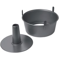 2pc Non Stick Angel Cake Pan Carbon Steel Round Cake Tin 25cm