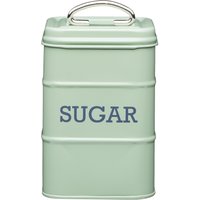 Living Nostalgia Metal Sugar Canister English Sage Green