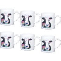 Set 6 Cow Espresso Cups