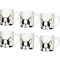 Set 6 Bulldog Espresso Cups