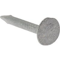 Forgefix Clout Nail Extra Large Head Galvanised 25Mm (2.5Kg Bag) in Silver