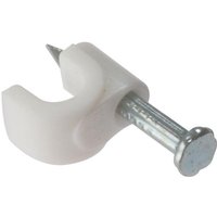 Cable Clip Round 6 7Mm Box 100