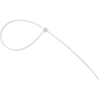 Forgefix Cable Tie Natural/Clear 7.6 X 380Mm (Bag 100) in Clear