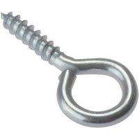 Forgefix Screw Eyes Zp 25 X 4G Bag 10 in Silver