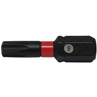 Forgefix ForgeFast TORX Compatible Impact Bit TX10 x 25mm (Card 2) in Black