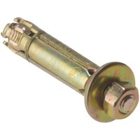 Forgefix Masonry Anchor Bolt Projecting Zyp M6 X 10Mm Bag 10 in Gold