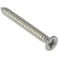 Forgefix Self-Tapping Screw Pozi Csk Zp 1.1/2In X 8 Box 200 in Silver