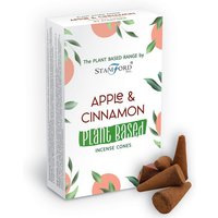 KDMD Plant Based Incense Cones - Apple & Cinnamon in White