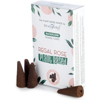 Plant Based Backflow Incense Cones Regal Rose