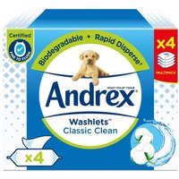 Washlets Flushable Toilet Wipes Classic Clean Biodegradable