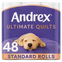 Toilet Rolls x48 Supreme Quilts Fragrance Free 3 Ply Toilet Paper