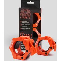 Phoenix Fitness Olympic 2 Inch Barbell Collars - Orange