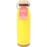 Fiji Insulated Water Bottle Green Yellow