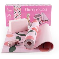 Printed Yoga Set Palm Sage Light