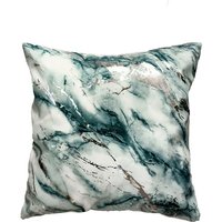 Foil Print Polycotton Cushion Modern Design cm x 43 cm