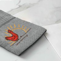Embroidered Chicken Easy Care Tea Towels Pack 3 Pack