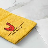 Embroidered Chicken Easy Care Tea Towels Pack 3 Bright Pack