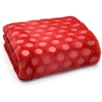 Plush Popcorn Effect Throw Blanket Faux Fur Cosy Blanket cm x 150 cm