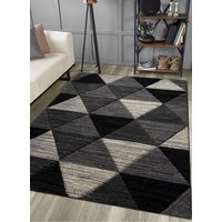 Vision Geometric Carved Rug cm x 150 cm