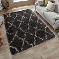 Linhas Fluffy Diamond Rug cm x 170 cm