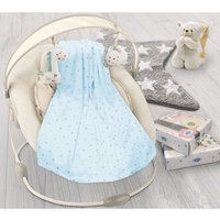 Gentle Plush Boxed Blanket Machine Washable Faux Fur Throw Blanket cm x 150 cm