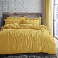 Plain Teddy Warm & Cosy Duvet Cover & Pillowcase Set Single