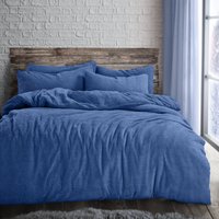 Plain Teddy Warm & Cosy Duvet Cover & Pillowcase Set Single