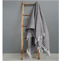 Ultra Plush Woven Cotton Throw Blanket Machine Washable cm x 112 cm