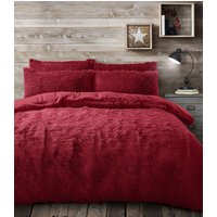 Alaska Shaggy Faux Fur Warm & Cosy Duvet Cover & Pillowcase Set Single