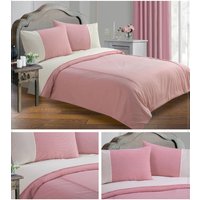 Soft & Durable Striped Duvet Cover Set Pillowcases Single