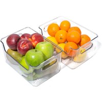 Home Republic Set of 4 Clear Fridge Organisers