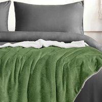 Luxurious Velvet Throw Blanket Plush Sherpa Reverse cm x 150 cm