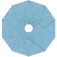& FELT 23X30CM PK10 Felt Acrylic 23 x 30cm Blue 10 Pieces Trimits Blue 23X30 cm
