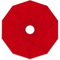 & Felt Acrylic 30 x 23cm Oriental Red 10 Pieces x 23 cm