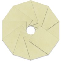& FELT 23X30CM PK10 Felt Acrylic 23 x 30cm Cream 10 Pieces Trimits 23X30 cm