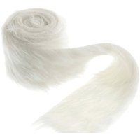 & FAUX FUR ROLL WHT Trim Faux Fur 2m x 80mm Trimits