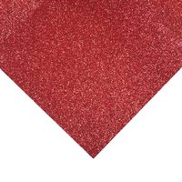 & Glitter Felt Sheets 30 x 23cm Red Pack 10 Pieces x 23 cm