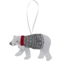 & FELT KIT POLAR BEAR Felt Decoration Kit Christmas Polar Bear Trimits