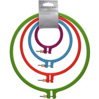 & EMB HOOP SET N SLIP Embroidery Hoop Set Non Slip 3 9in Milward