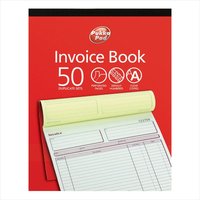 Pukka Pad A4 (214x273mm) 50 Set Duplicate Invoice Book With Carbon DU8142 Single Book